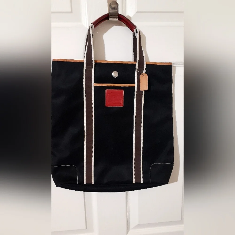 Coach Black and Brown Tote Bag - Picture 1 of 14